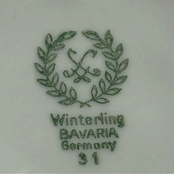 Vintage Winterling Bavaria Germany coffee/Tea set 14 pc set gold trim. - Picture 2 of 15